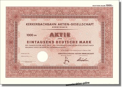 Kerkerbachbahn Aktien-Gesellschaft
