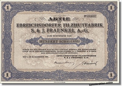 Ebreichsdorfer Filzhutfabrik S. & J. Fraenkel AG