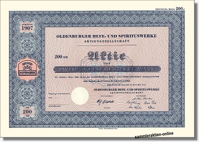 Oldenburger Hefe- und Spirituswerke AG