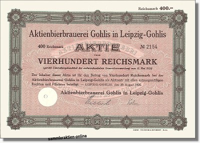 Aktienbrauerei Gohlis in Leipzig-Gohlis