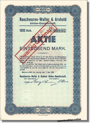 Rauchwaren-Walter & Arnhold AG