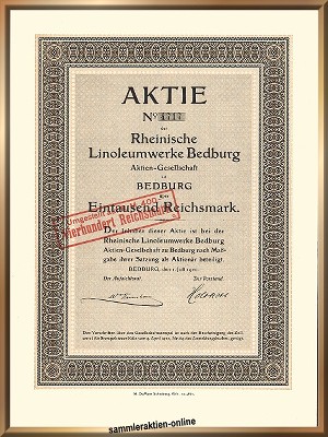 Rheinische Linoleumwerke Bedburg Aktien-Gesellschaft