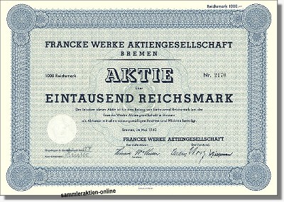 Francke Werke Aktiengesellschaft
