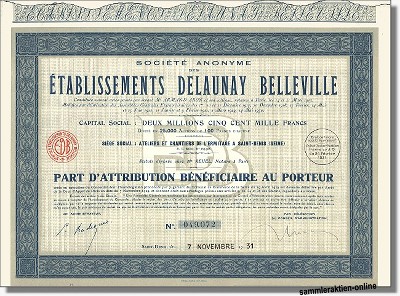 Etablissements Delaunay Belleville