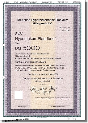 Deutsche Hypothekenbank Frankfurt Aktiengesellschaft