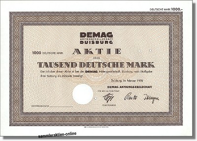 DEMAG AG - Demag Cranes