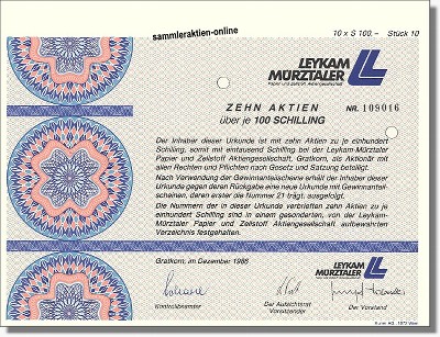 Leykam Mürztaler Papier und Zellstoff AG