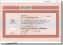 Autania Aktiengesellschaft - vormals Auto Union - Audi