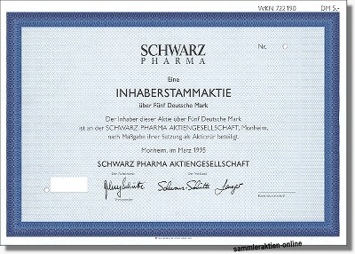 Schwarz Pharma Aktiengesellschaft