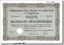 Allgemeine Gas-Actien-Gesellschaft zu Magdeburg