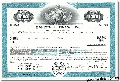 Honeywell Finance Inc.