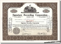 Signature Recording Corporation