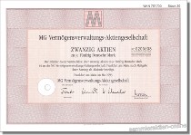 MG Vermögensverwaltungs-AG - Metallgesellschaft