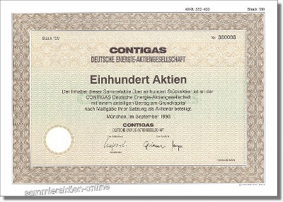 CONTIGAS Deutsche Energie Aktiengesellschaft