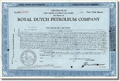 Royal Dutch Petroleum - Shell Oil