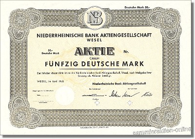 Niederrheinische Bank Aktiengesellschaft