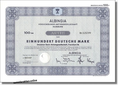 Albingia Versicherungs-Aktiengesellschaft - AXA