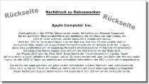 Apple Computer old - Dekodruck