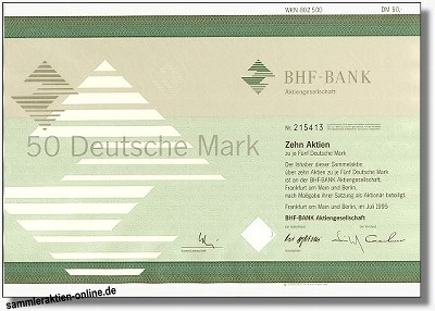 BHF Bank Aktiengesllschaft