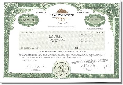 Canopy Growth Corporation - Replica