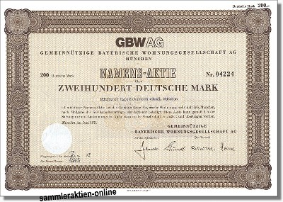 Gemeinnützige Bayerische Wohnungsgesellschaft GBWAG