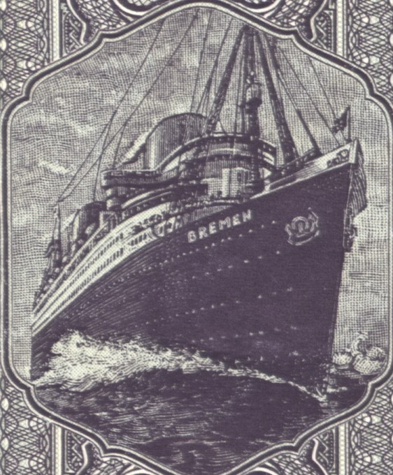 Aktie 1936 Hapag-Lloyd NDL Schifffahrt Norddeutscher Lloyd Bremen Reederei hist 