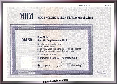 MHM Mode Holding Aktiengesellschaft