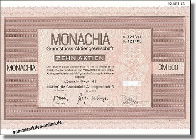 Monachia Grundstücks-Aktiengesellschaft
