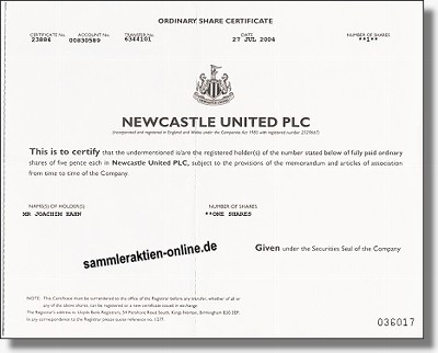 Newcastle United PLC