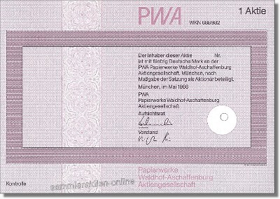 PWA Papierwerke Waldhof-Aschaffenburg