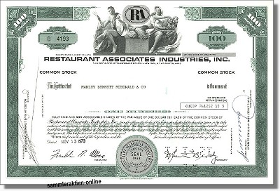 Restaurant Assocociates Industries Inc.