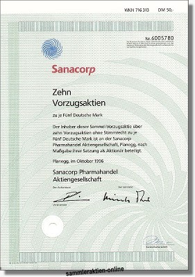 Sanacorp Pharmahandel Aktiengesellschaft