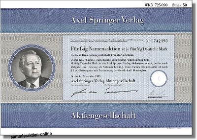 Axel Springer Verlag Aktiengesellschaft