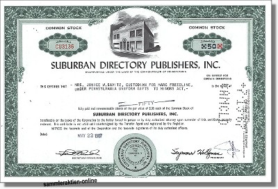 Suburban Directory Publishers Inc.