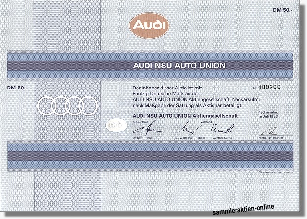 Aktie Audi